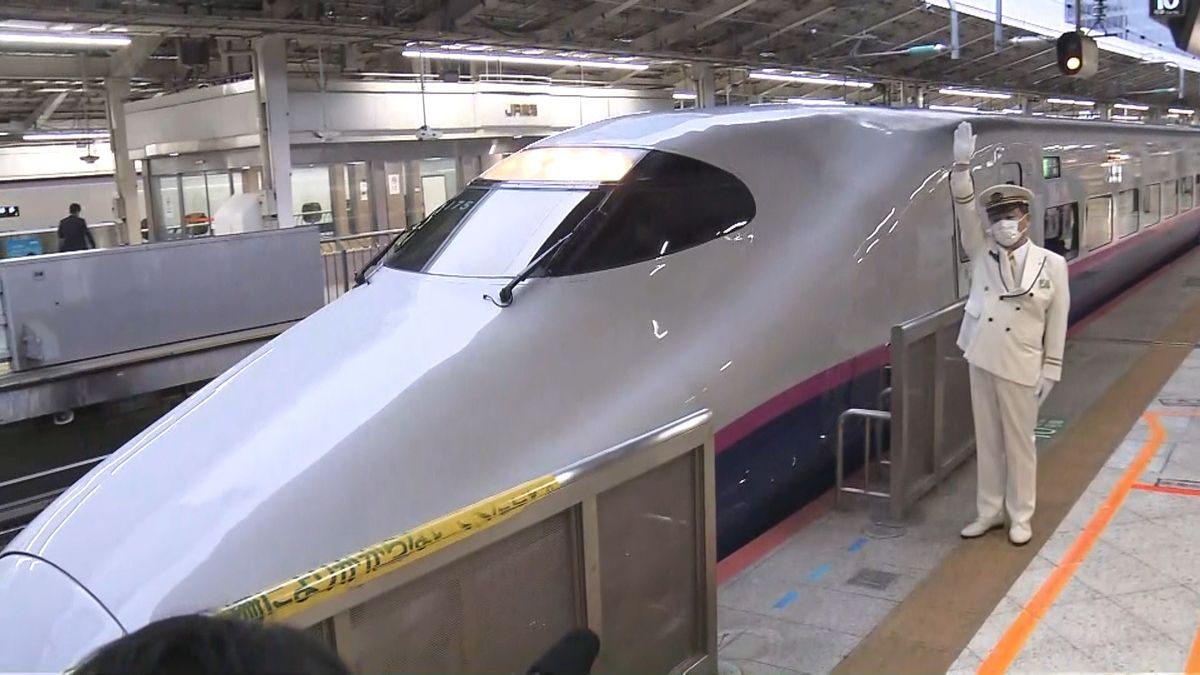 地震で被災した東北新幹線　来月13日から通常ダイヤで運行へ