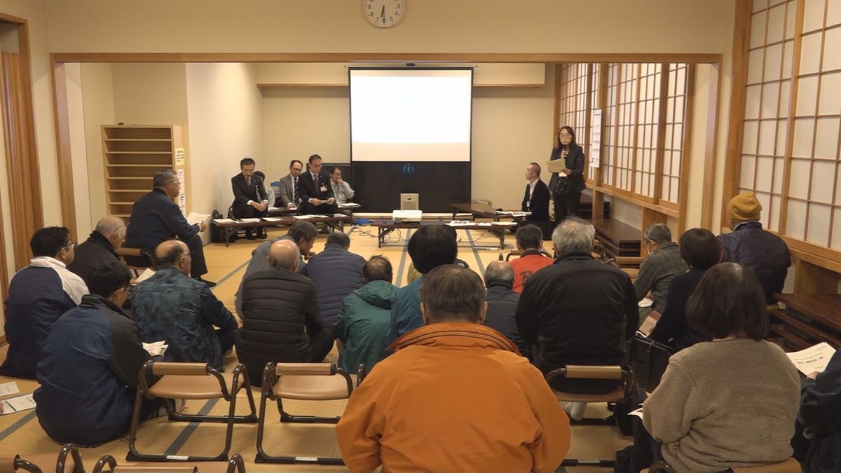 降雪期に向け不安の声　大雨被害の酒田市大沢地区住民と市が意見交換　復旧復興に向け