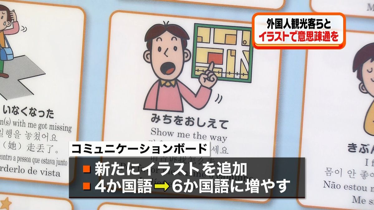 外国人とイラスト“意思疎通”警察が新導入