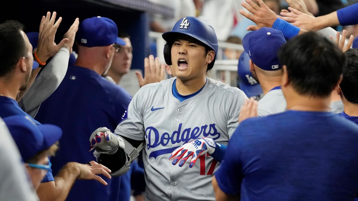 今季48号を放ったドジャース・大谷翔平選手（写真：AP/アフロ）