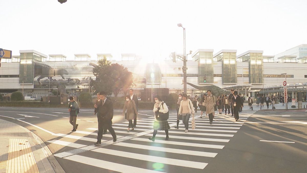 福井県内で今シーズン一番の冷え込み 11月中旬から12月上旬並みの寒さに