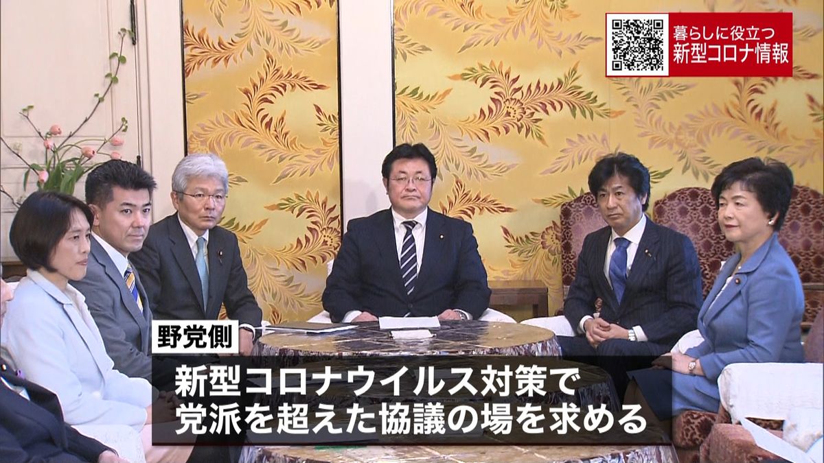 政府・与野党　コロナ緊急対策で連絡協議会