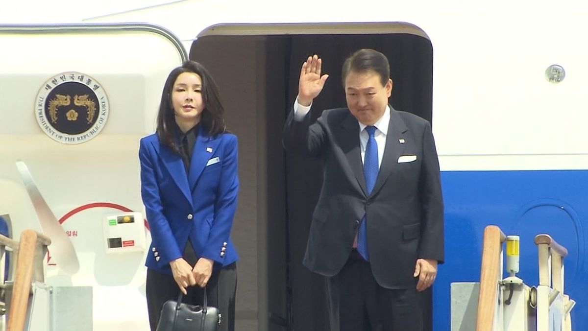 韓国・尹大統領　G7広島サミット出席のため出発