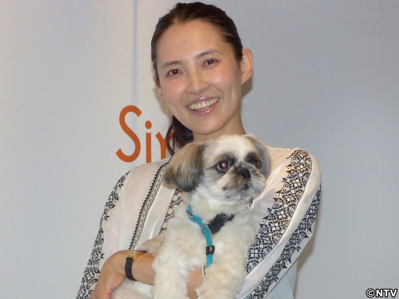 浜島直子、息子と愛犬は「いい兄弟です」