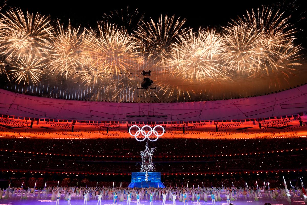 北京五輪閉会式（写真:AP/アフロ）