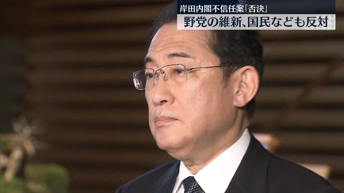 岸田首相「政策をしっかりと実行していきたい」不信任案否決受け