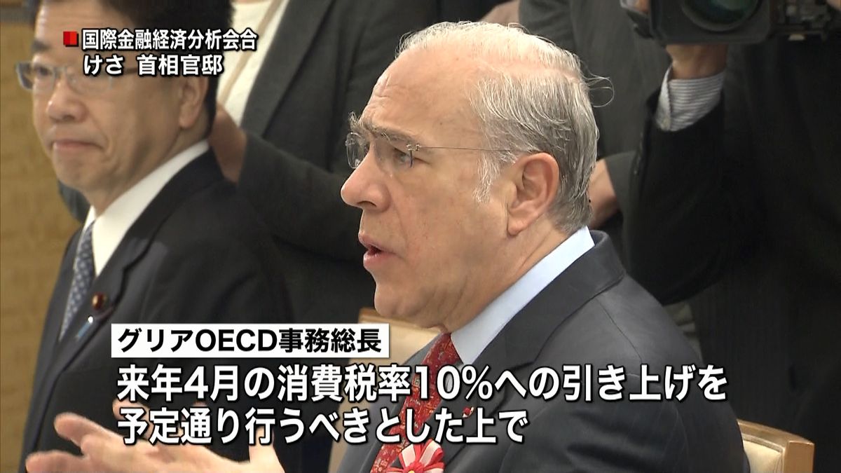 消費税最低でも１５％に～ＯＥＣＤ事務総長