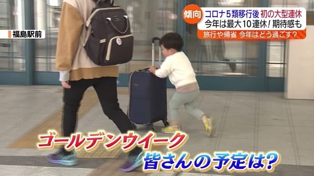 【最大10連休も…ゴールデンウイークの過ごし方】人気と傾向を福島県内で取材