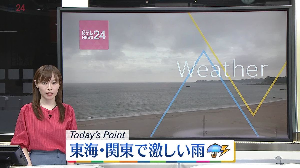 【天気】東日本は広く雨…午後は東北南部や近畿でも傘の出番