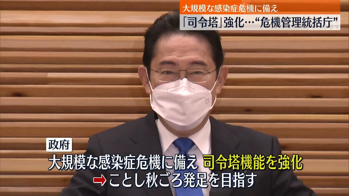 「感染症危機管理統括庁」設置へ法案を閣議決定　次の大規模な感染症危機に備え“司令塔機能”強化