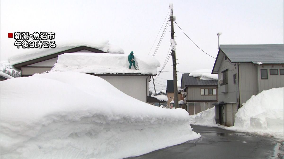 【天気】北・東日本の日本海側　大雪警戒を