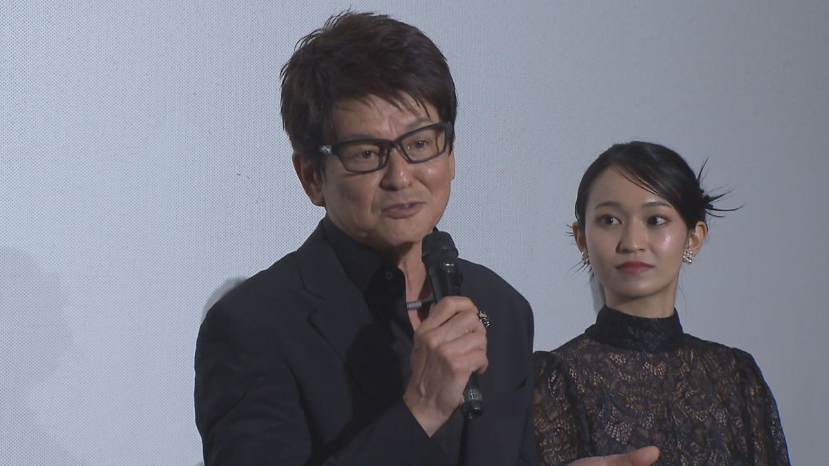 鹿児島舞台の映画｢オールドカー｣主演の哀川翔さんら舞台挨拶