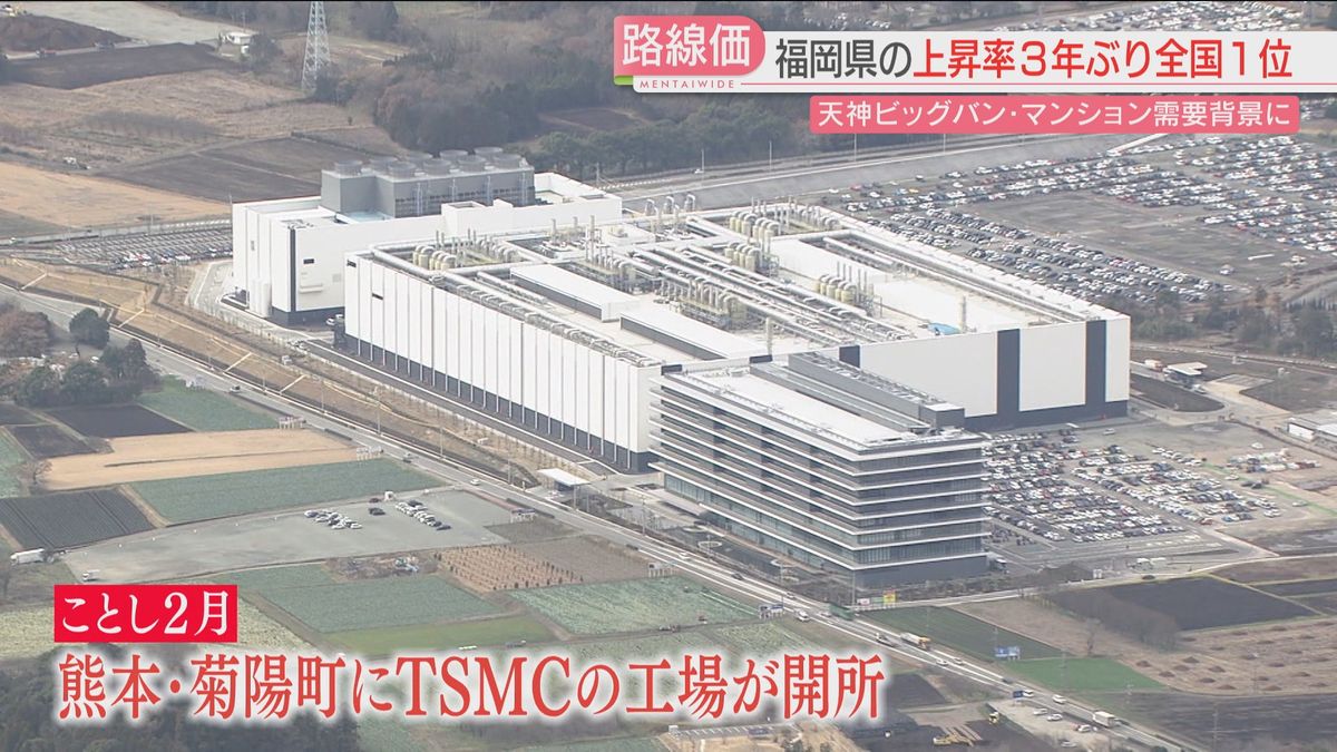 熊本県菊陽町のTSMCの工場