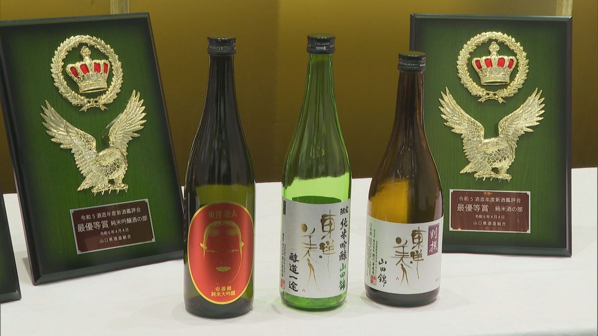 山口県の新酒鑑評会…3部門の最優等賞はすべて萩市の澄川酒造場の「東洋美人」が受賞