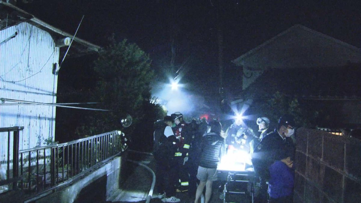 別府市で長屋1棟が全焼した火事　遺体は住人女性（60）と判明　大分