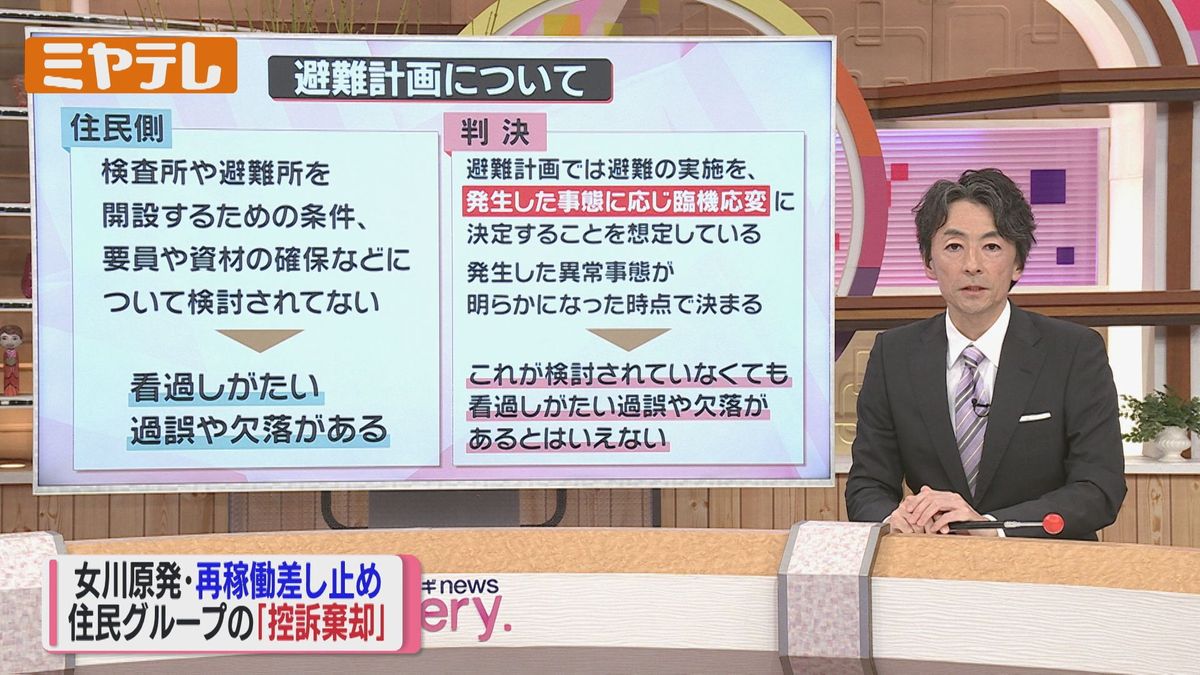 【解説】『女川原発2号機』再稼働差し止め求める裁判の『控訴審』判決　『一審』との違いは？