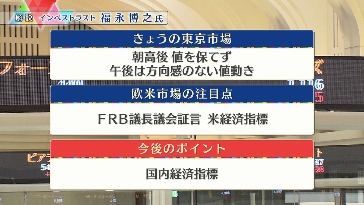 株価見通しは？　福永博之氏が解説