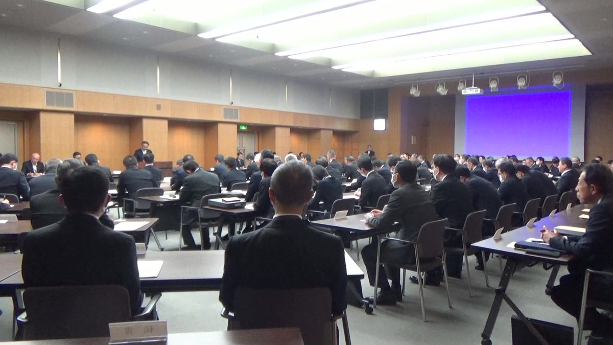 愛知県警　年初の警察署長会議開催　署長など140人が出席　重点的に取り組む課題などを確認