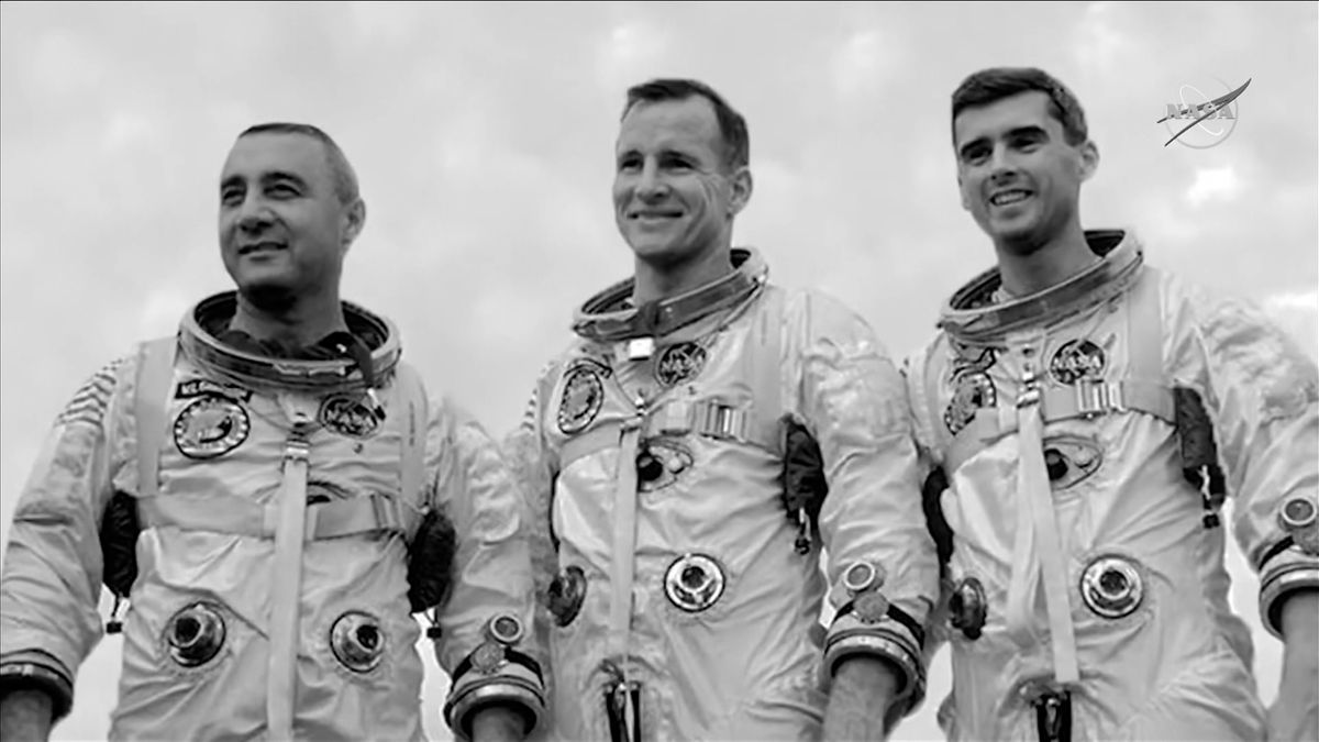 アポロ1号の乗組員である3人の宇宙飛行士（NASA ）