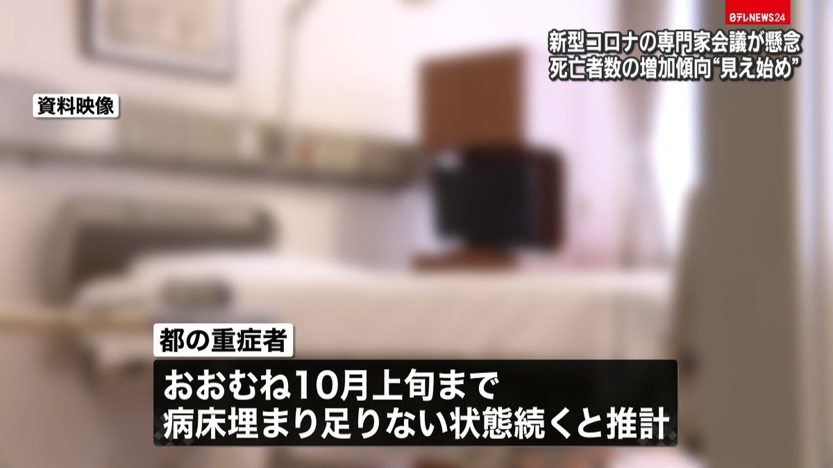 コロナ　死亡者数の増加傾向“見え始め”