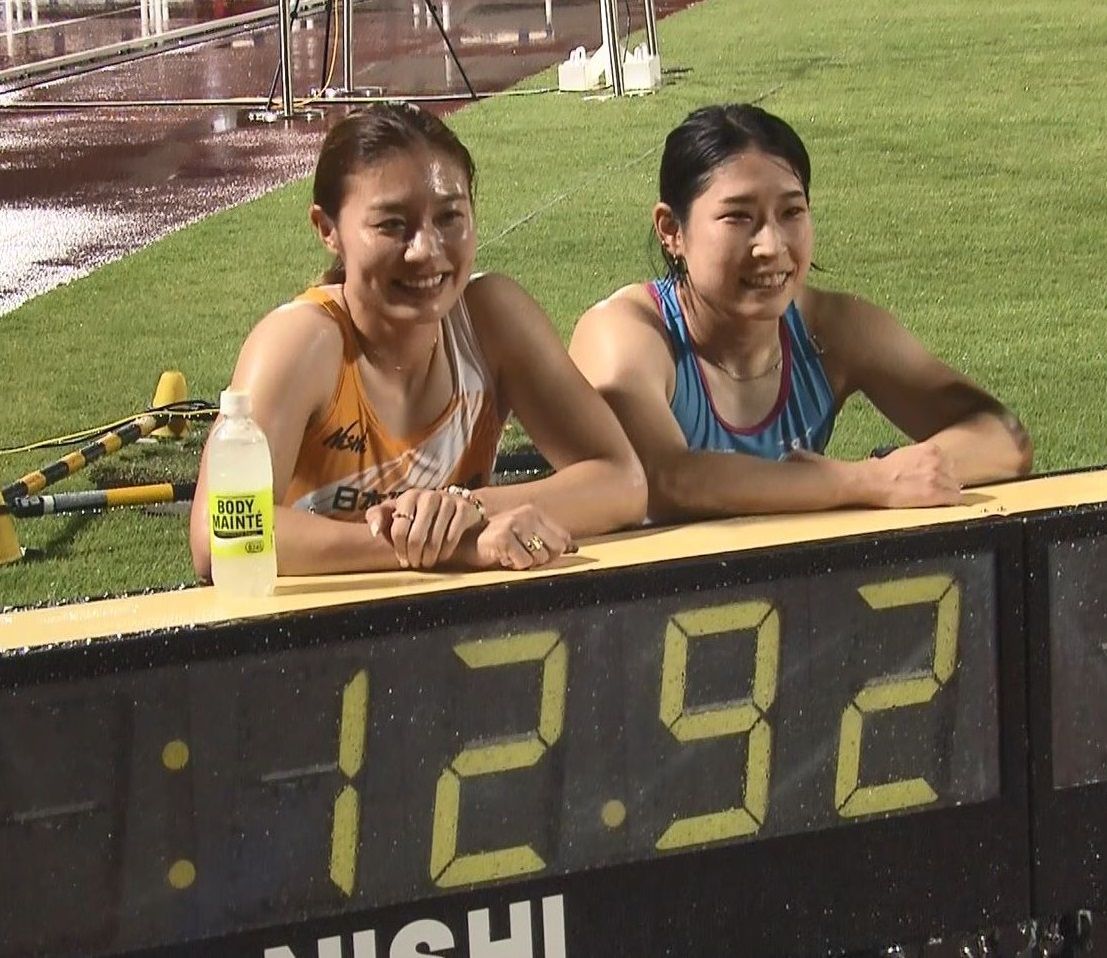 女子100mハードルは“0.007秒差”新旧日本記録保持者対決を青木益未が制す「最後勝ててよかった」
