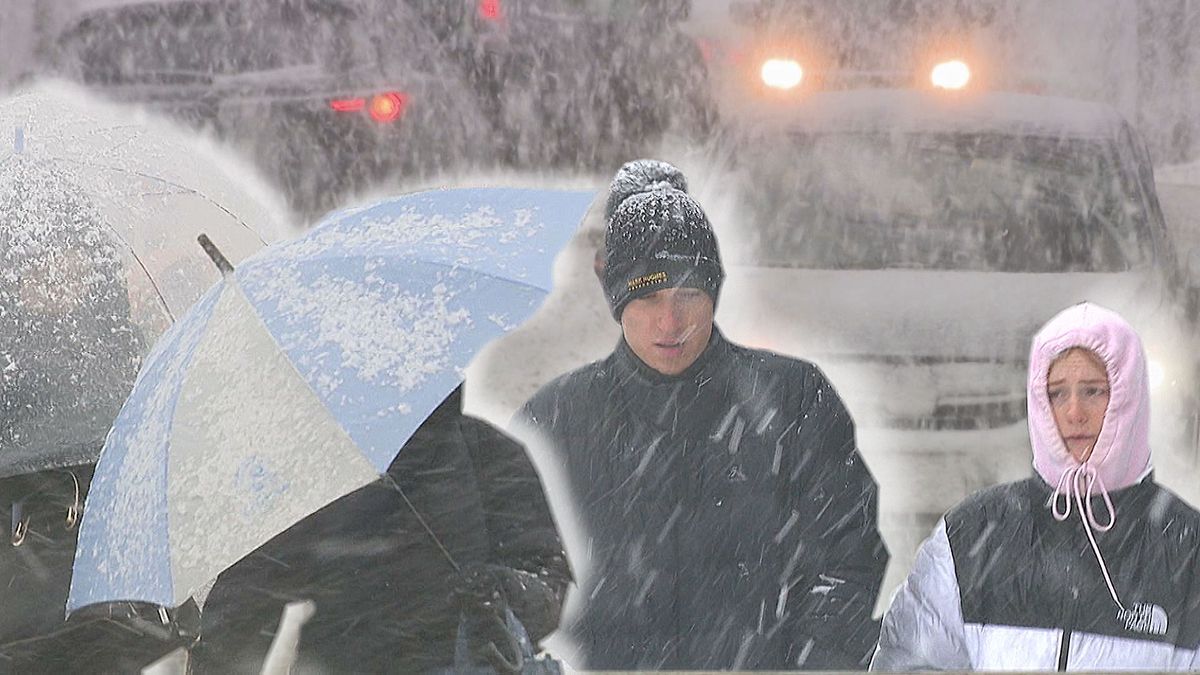 平野部で湿った雪　強風で影響　風雪による交通障害に注意警戒を