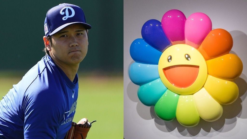 【MLB】東京シリーズで世界的現代芸術家・村上隆さんとのコラボ商品を発売　プレミアムカードには大谷翔平との直筆サイン