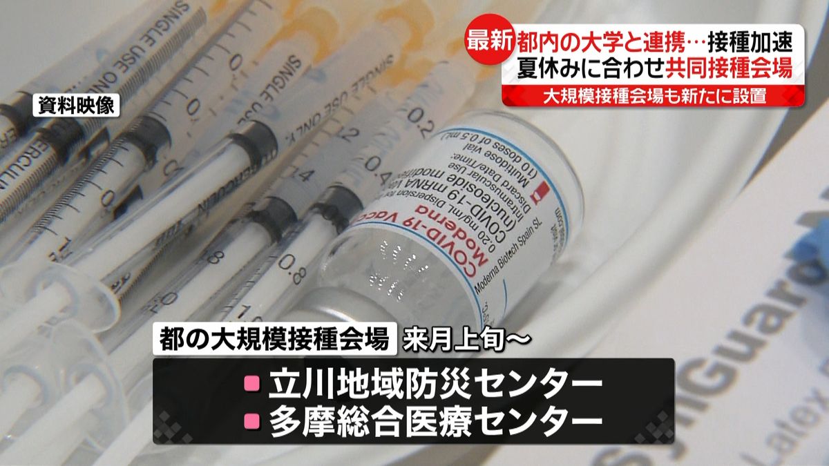 東京都　青学などと連携…ワクチン接種促進