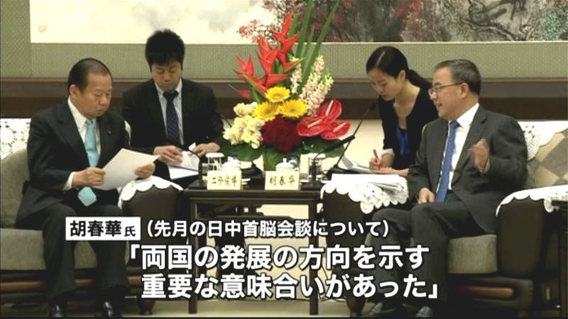 二階氏、中国“次世代リーダー候補”と会談