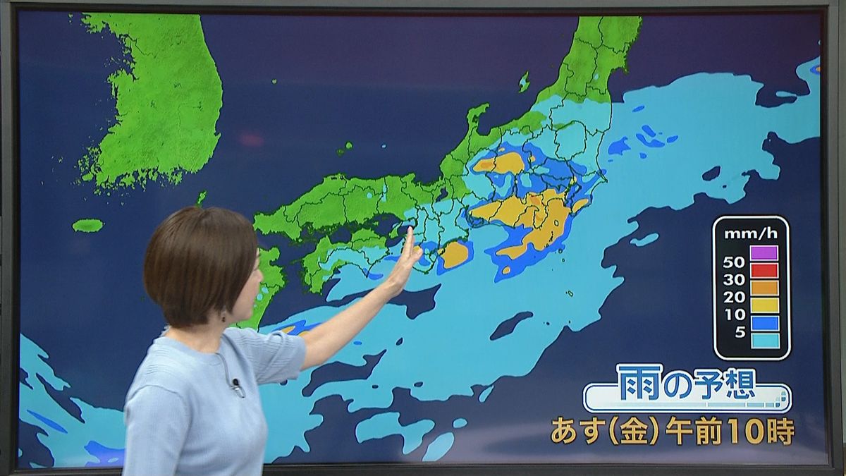 【天気】断続的に激しい雨　土砂災害に警戒