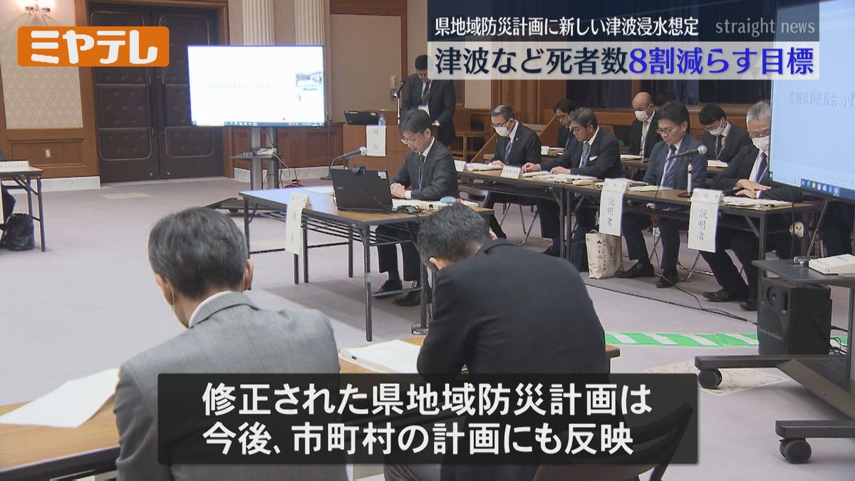 10年間で8割減へ「津波・死者数想定」県が減災目標を設定＜宮城＞