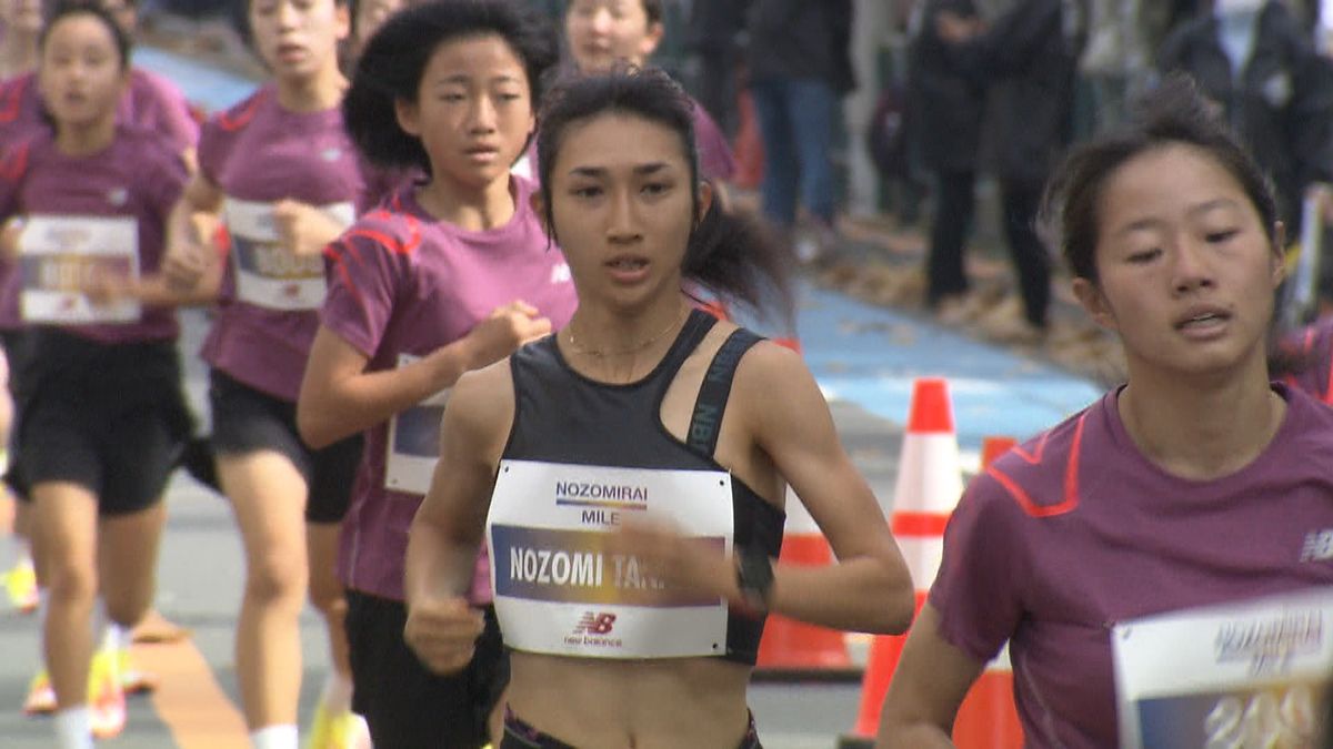 陸上・田中希実が渋谷の街を激走　国内初開催公道でのマイルロードレース