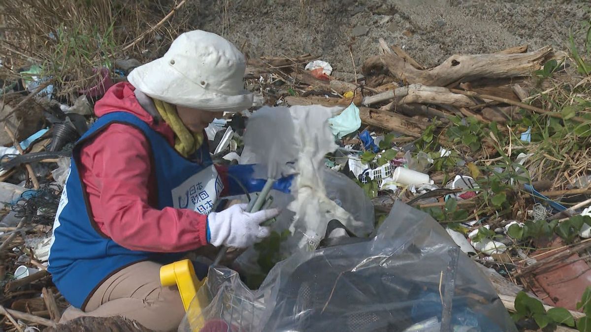 南予で563か所…立ち入り困難な海岸の漂着ゴミ 効率的に回収する実証実験【愛媛】