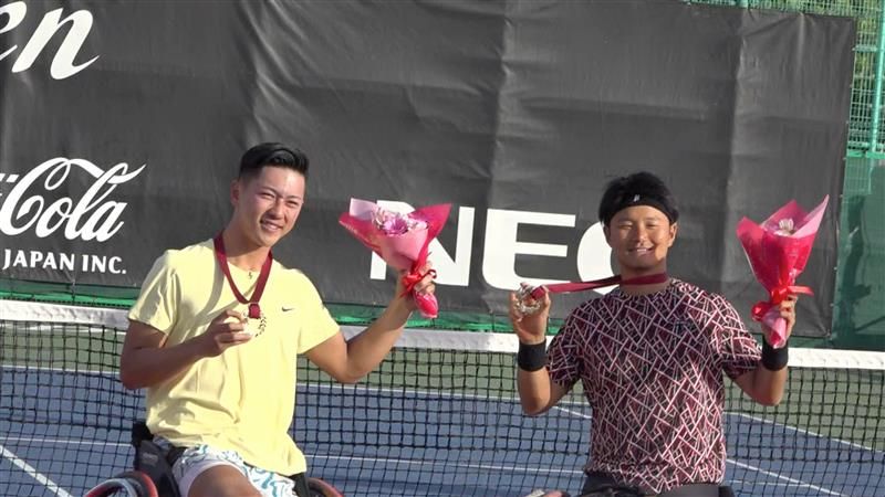 【車いすテニス】小田凱人＆三木拓也が初ペアでスーパーシリーズ初制覇　息の合ったプレーで逆転勝利