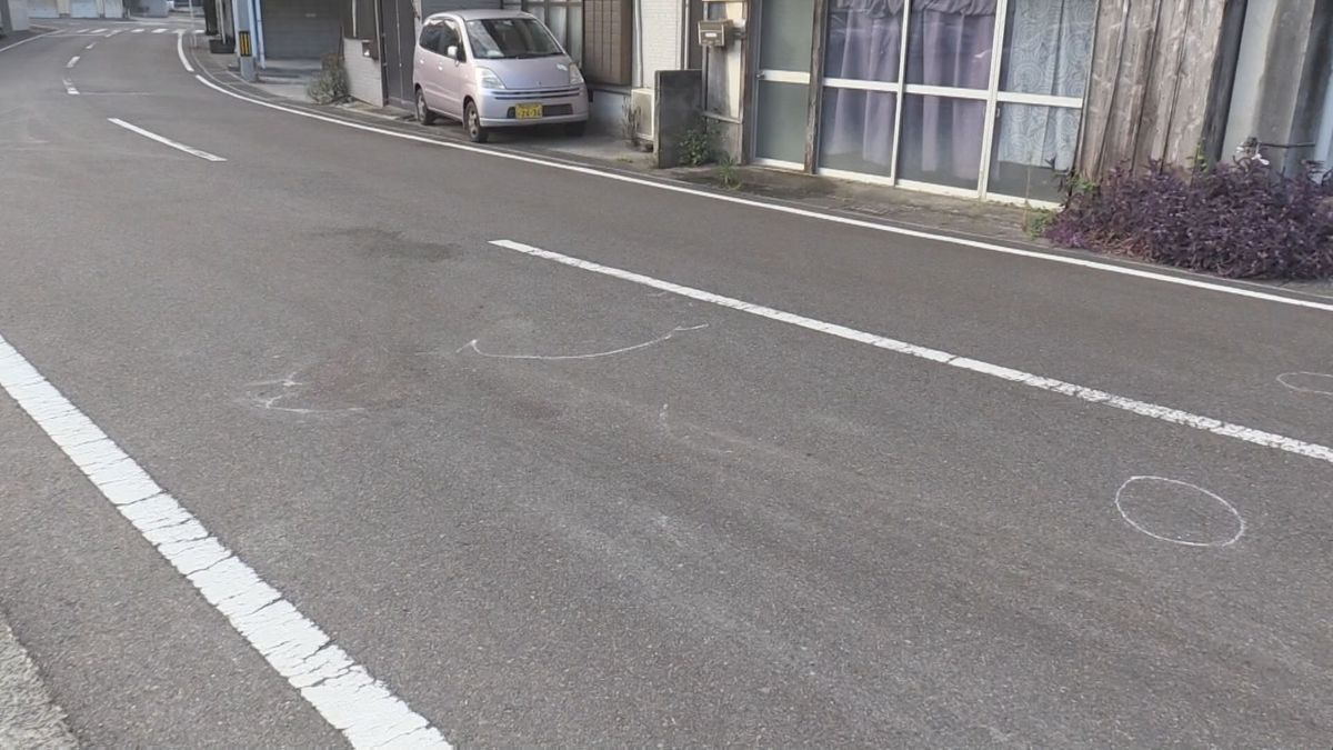 西之表市の国道で男性(30代)血流し倒れる　現場にブレーキ痕と車の破片 ひき逃げか