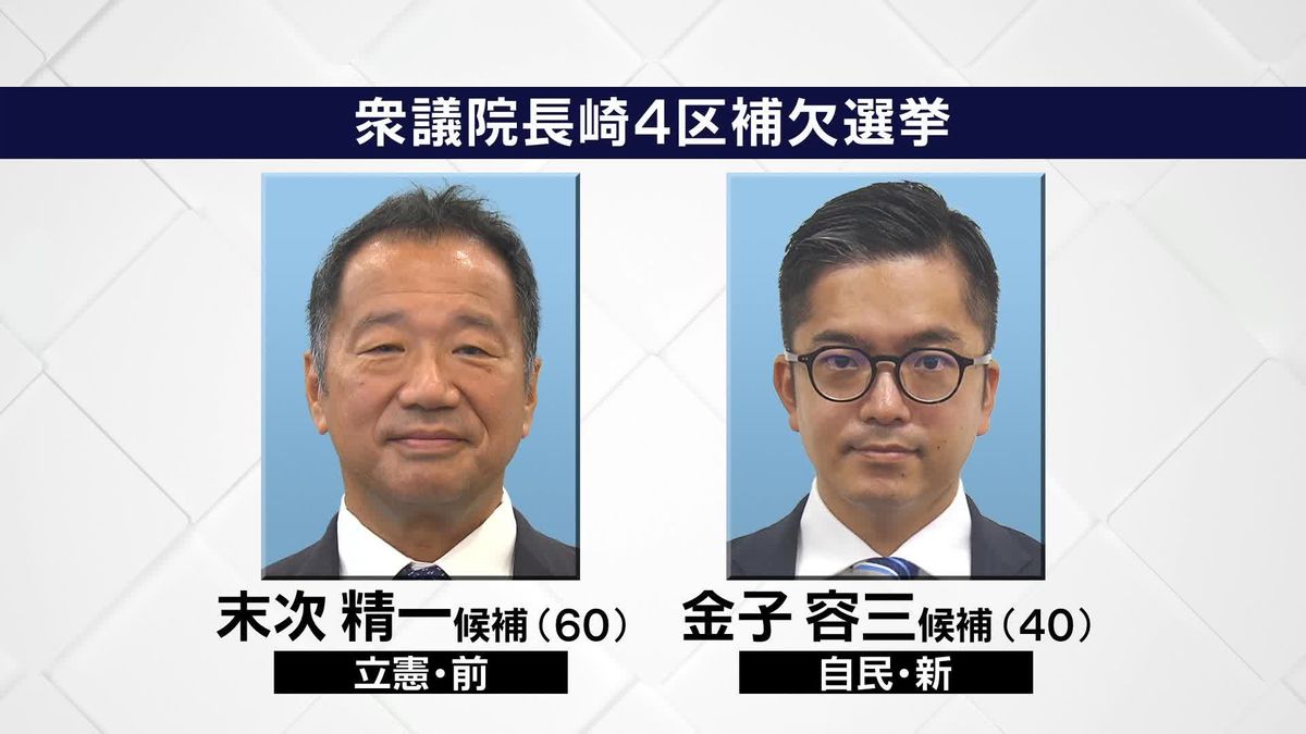 衆院長崎4区補選告示　前職と新人の与野党一騎打ちに　投開票22日