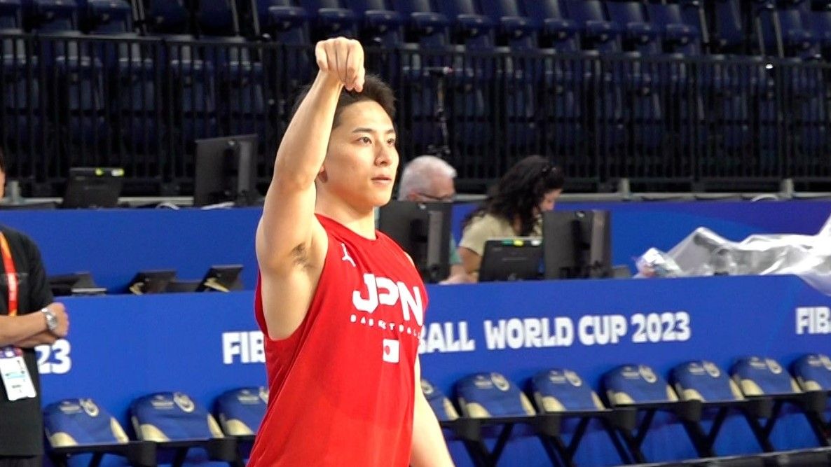 【バスケW杯】沖縄アリーナで日本代表が初練習　「勝てると信じ続けることが大事」河村勇輝