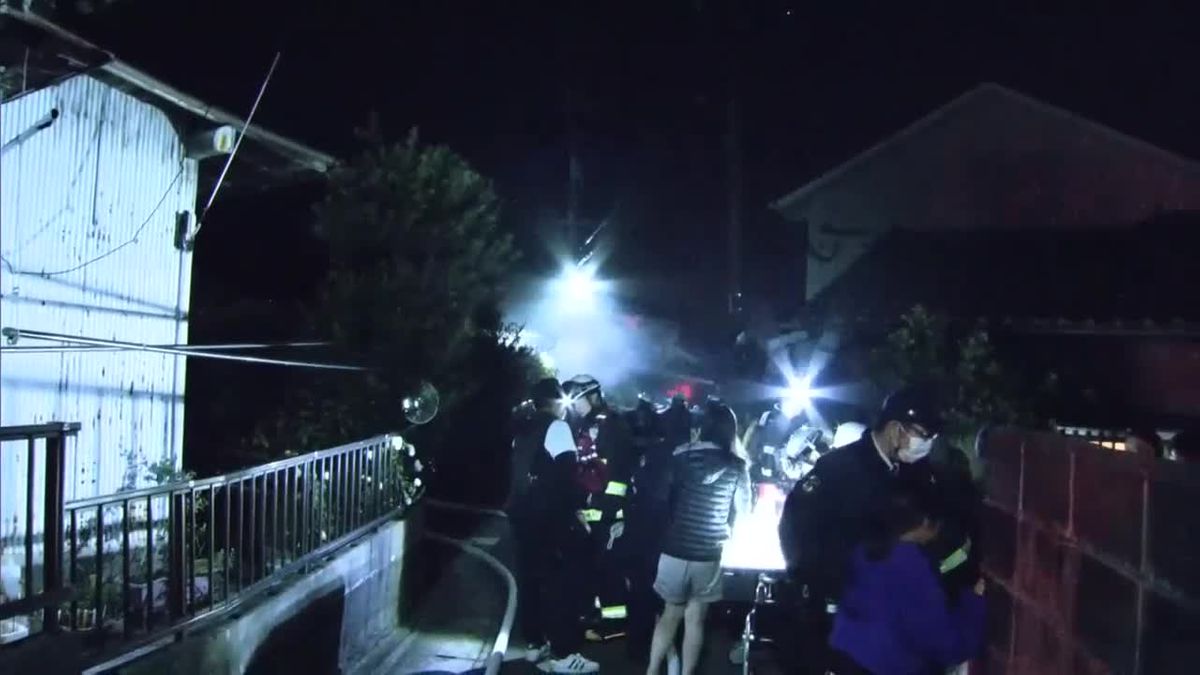 別府市の長屋で火事　1人の遺体がみつかる　住人と連絡とれず　大分