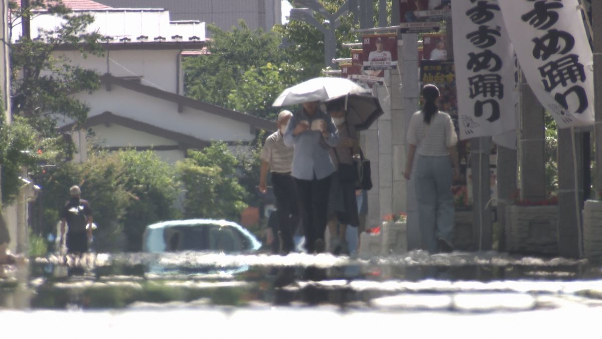 【速報】仙台で今年初の35℃超え「猛暑日」に　熱中症に厳重な警戒を