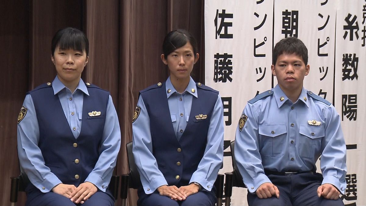 各地で警察官選手の壮行会　リオ五輪