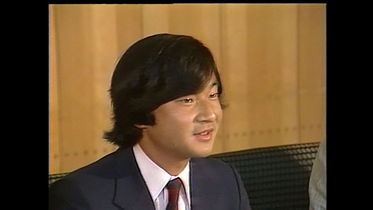 1983年（昭和58）6月　イギリス留学前の記者会見