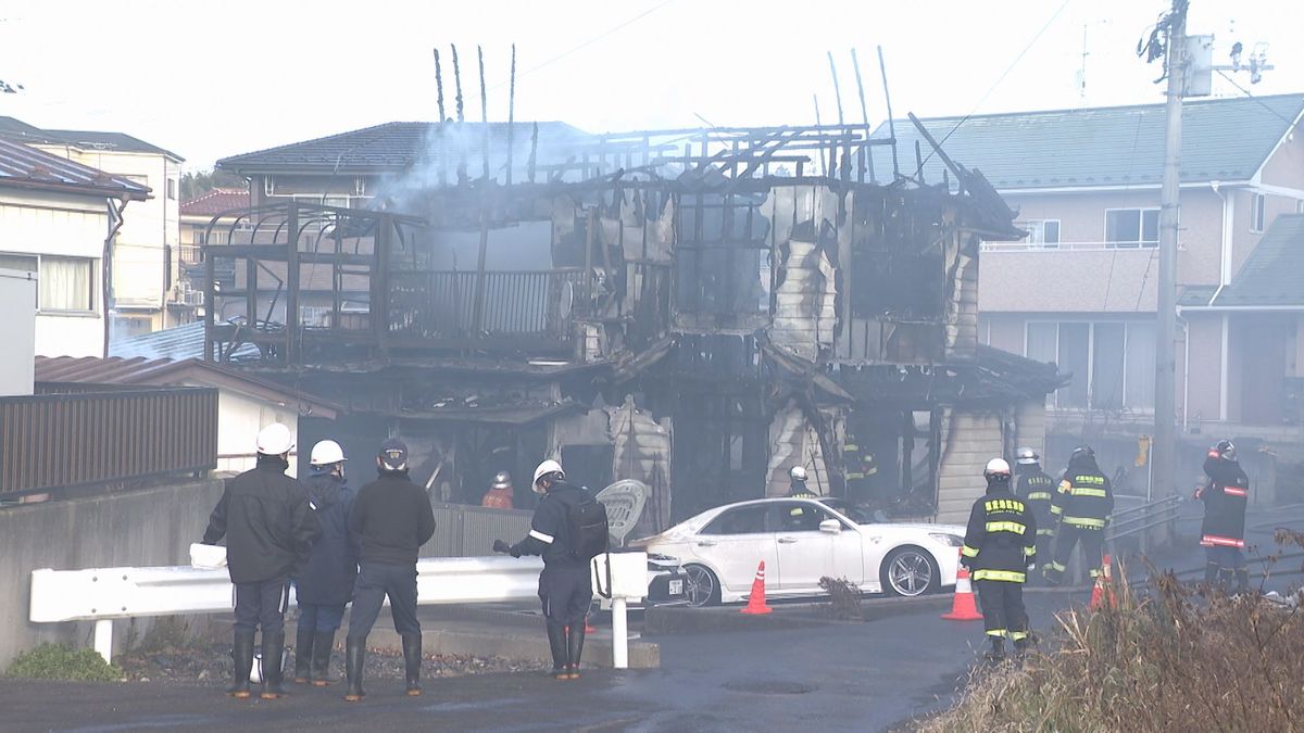 宮城・塩釜で住宅火災