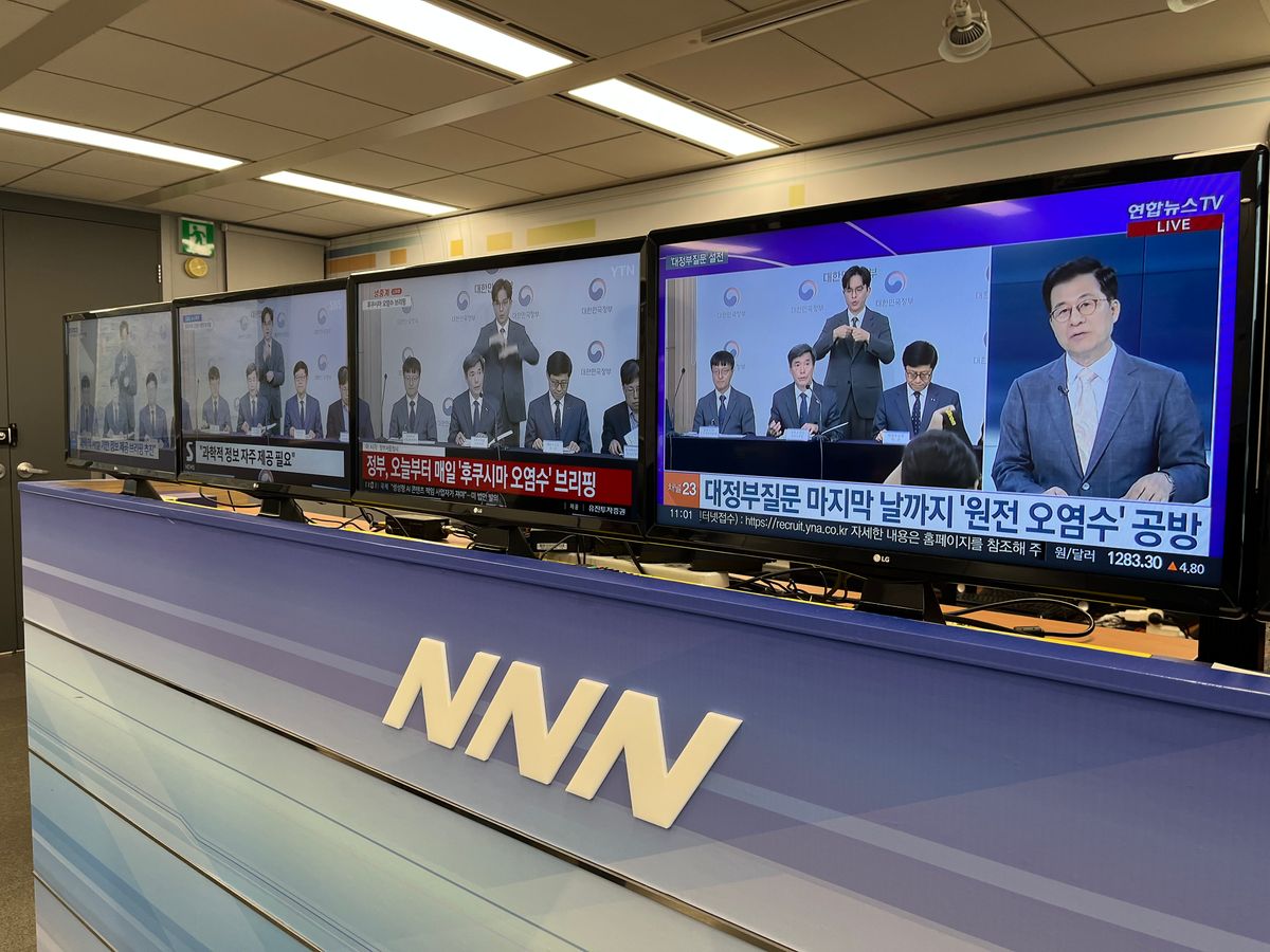 韓国政府 福島第一原発“処理水”めぐり毎日会見へ　初回のきょうはテレビ局が生放送し…