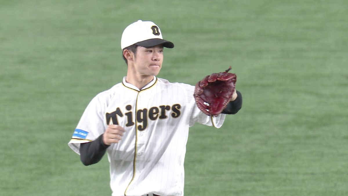 阪神のセカンド・中野拓夢選手(画像:日テレジータス)