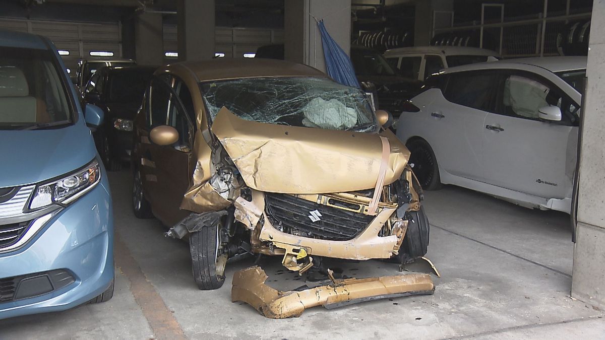 大分市の市道で軽乗用車が道路沿いのコンクリートの壁に衝突　運転していた78歳の男性が死亡　