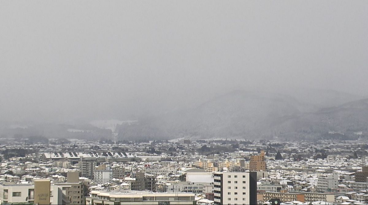 遭難した山の現場付近（福島市町庭坂湯花沢）