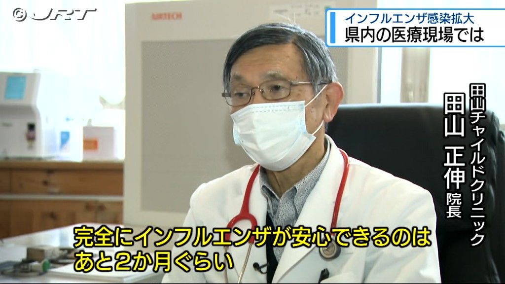 引き続きインフル警報を発令中 　県内の医療現場の現状は？【徳島】