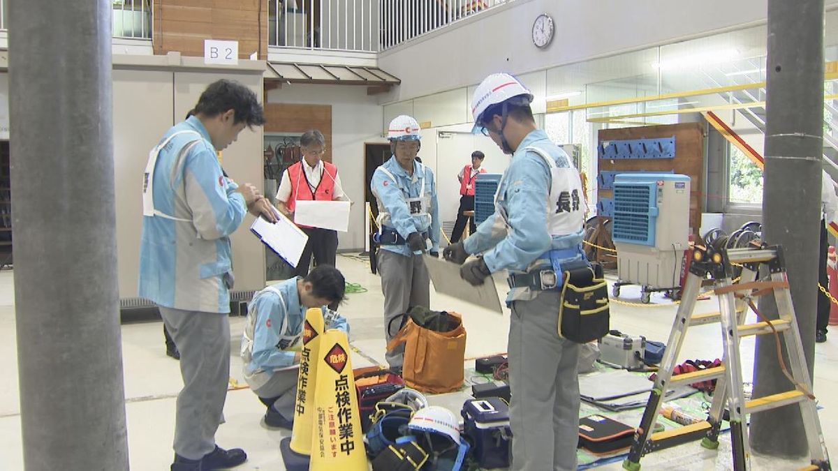 電力の安定供給を守る　点検技術を競う大会開催　競技を通じて人材を育成しサービスの向上につなげる狙い　中部電気保安協会