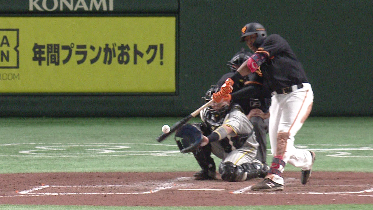 3回にもライトへの2塁打を放ったオコエ瑠偉選手(画像:日テレジータス)