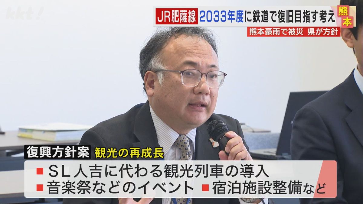熊本県と沿線自治体がは新た｢復興方針案｣を示す